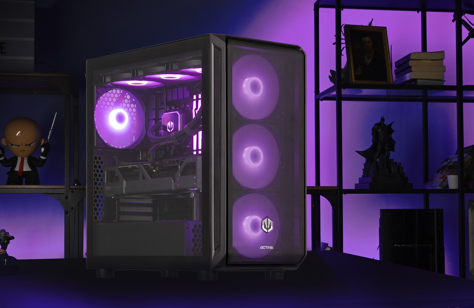 PC Actina 5901443414667 (AMD Ryzen™ 7 7700X, 32 GB DDR5-SDRAM, 2 TB SSD, AMD Radeon RX9070XT, Midi Tower, Crni)-11