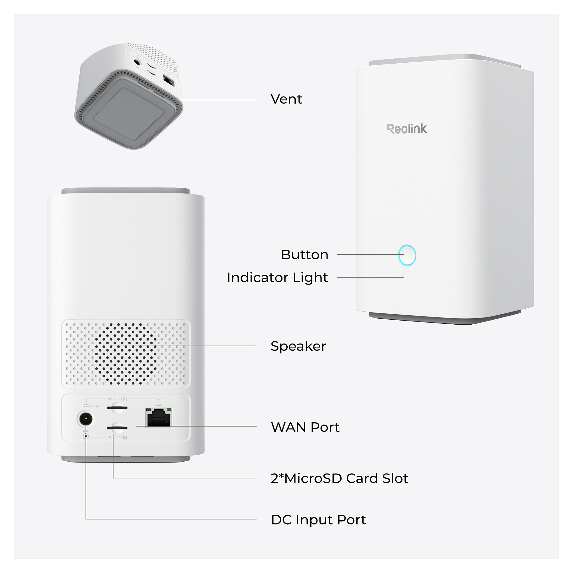 Sustav nadzora REOLINK Home Hub 1-8