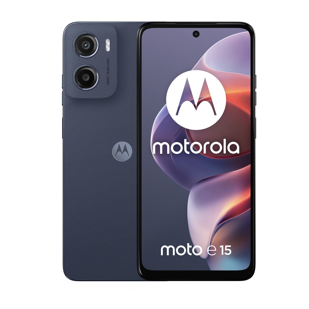Motorola moto e15 16.9 cm (6.67") Dual SIM Android 14 Go edition 4G USB Type-C 2 GB 64 GB 5200 mAh Blue-1