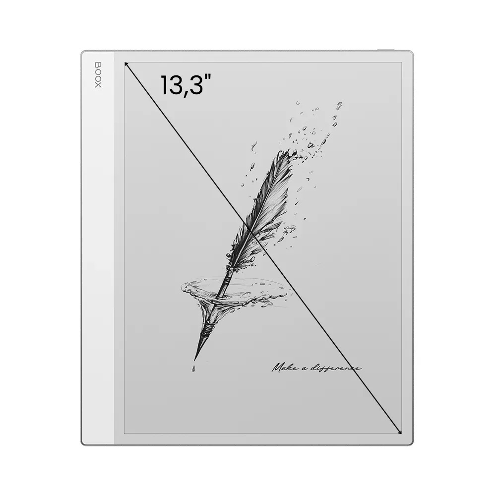 Ebook ONYX Boox Note Max (13,3" E-Ink Carta, 1300, 128GB, Wi-Fi, Siva)