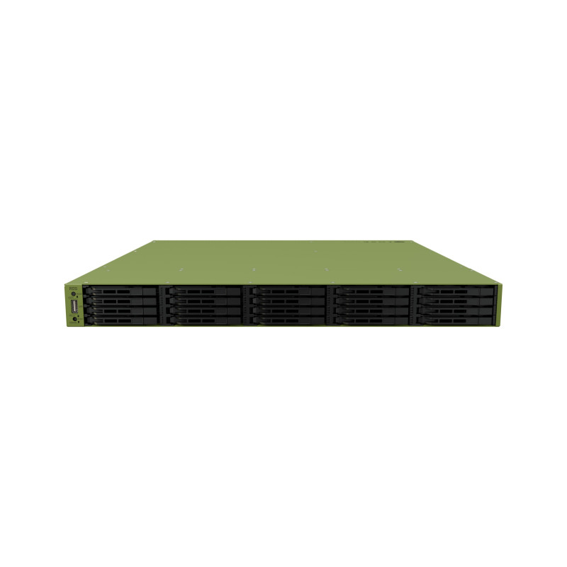 Podatkovni server Mikrotik RDS2216 ROSE (32 GB, 128 MB NAND, 20x U.2 NVMe, 2xG-LAN, 2x100G QFSP28, 4x25G SFP28, 4x10G SFP+)-9
