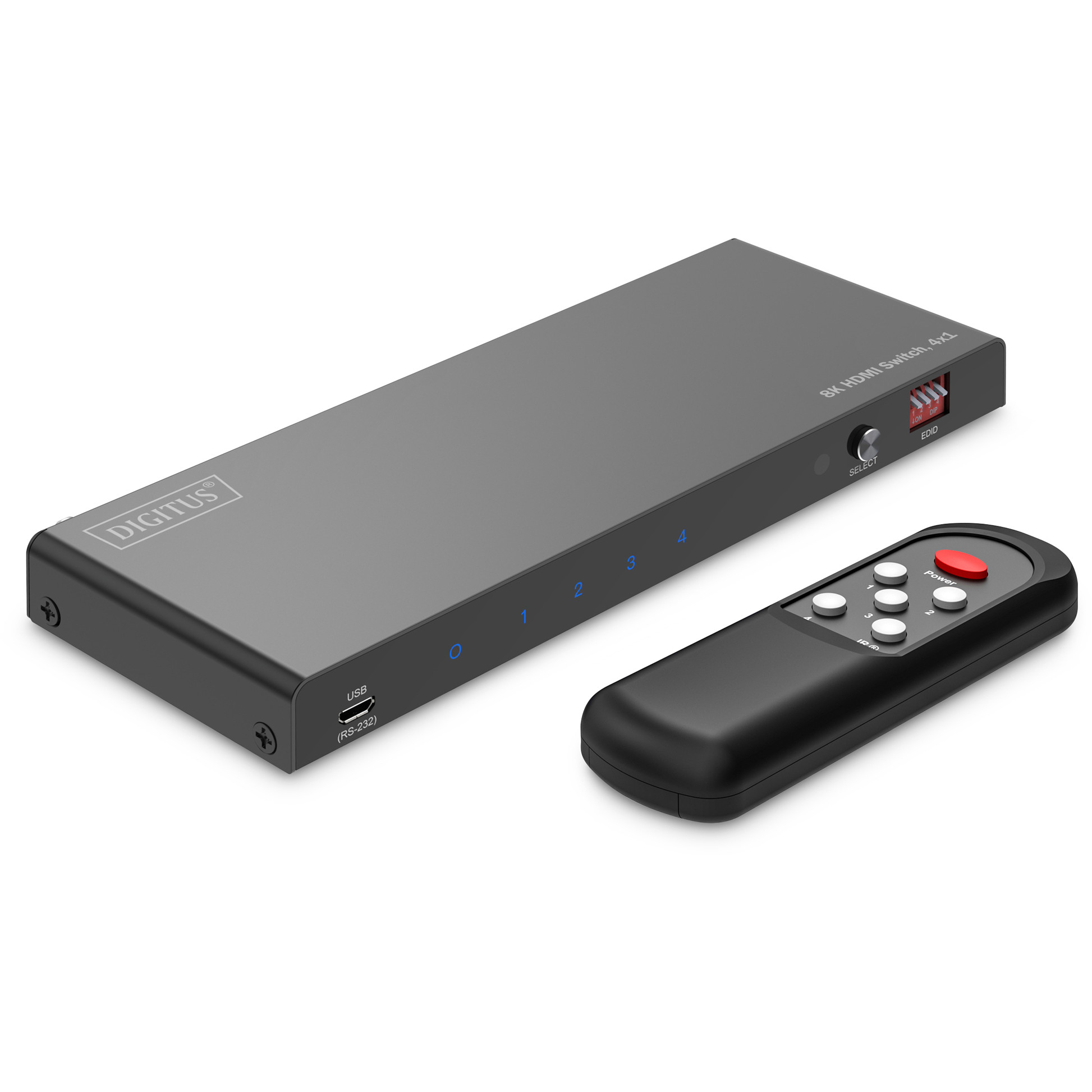 Prekidač DIGITUS HDMI Switch Toslink Stereo-1