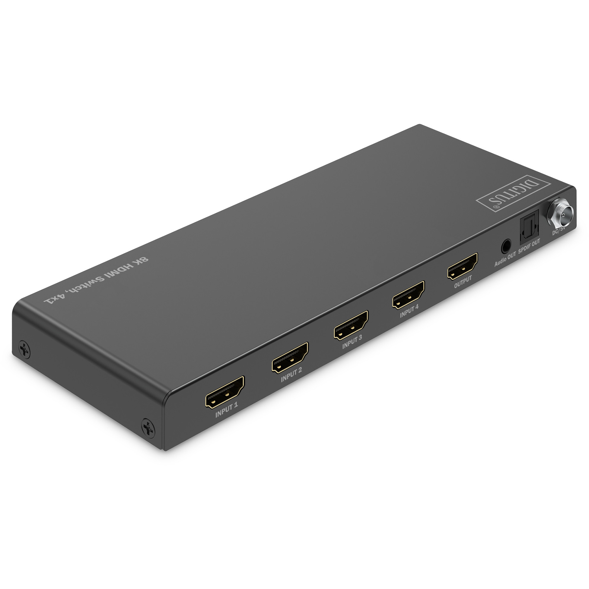 Prekidač DIGITUS HDMI Switch Toslink Stereo-4