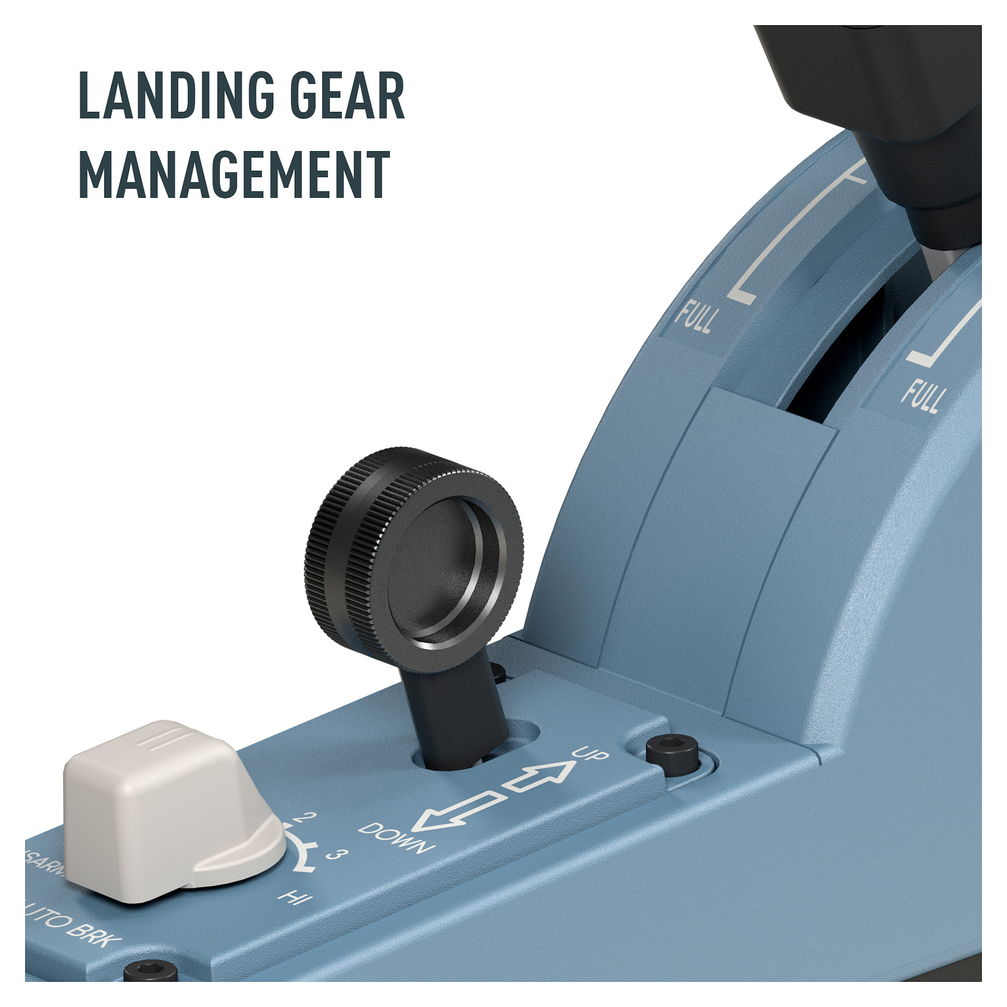 Kontroler THRUSTMASTER TCA Quadrant Add-On Airbus Edition Black, Blue Flight Sim PC-11