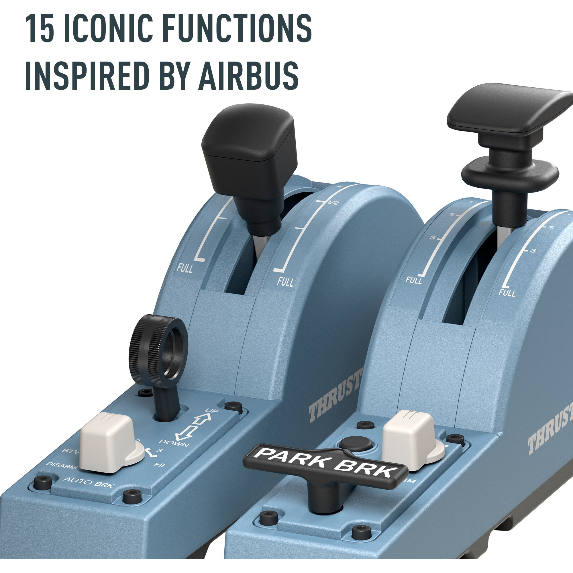 Kontroler THRUSTMASTER TCA Quadrant Add-On Airbus Edition Black, Blue Flight Sim PC-5
