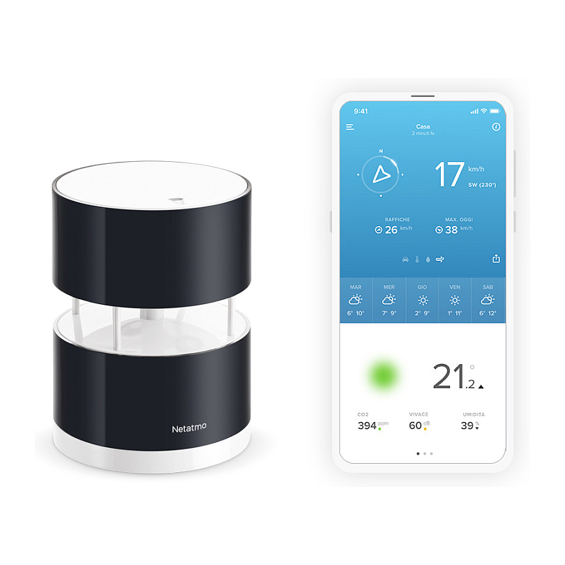 Pametni anemometar NETATMO Smart Anemometer (mjerač vjetra, ultrazvučna tehnologija)-2