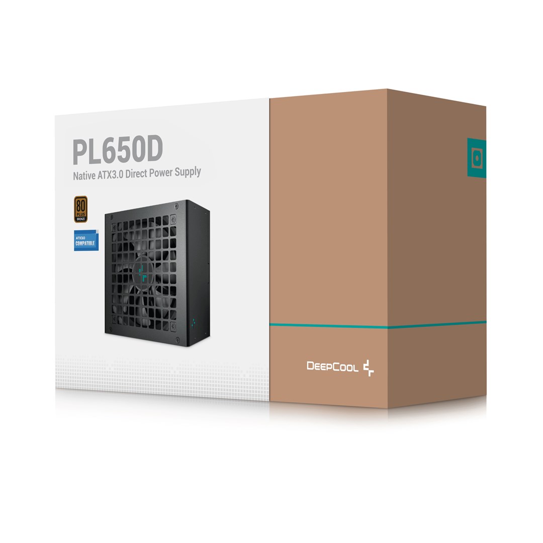 Napajanje DEEPCOOL PL650D (650 W, 20+4 pin ATX, ATX, Crna)-3