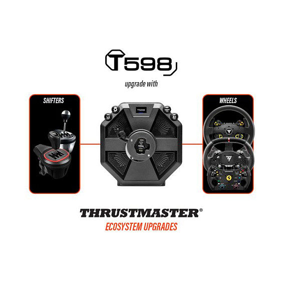 Volan THRUSTMASTER T598 Black, Red USB + Pedale za PC, PlayStation 4, PlayStation 5-11