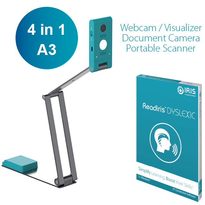Kamera IRIS IRIScan Visualizer 7 Dyslexic | Document Camera