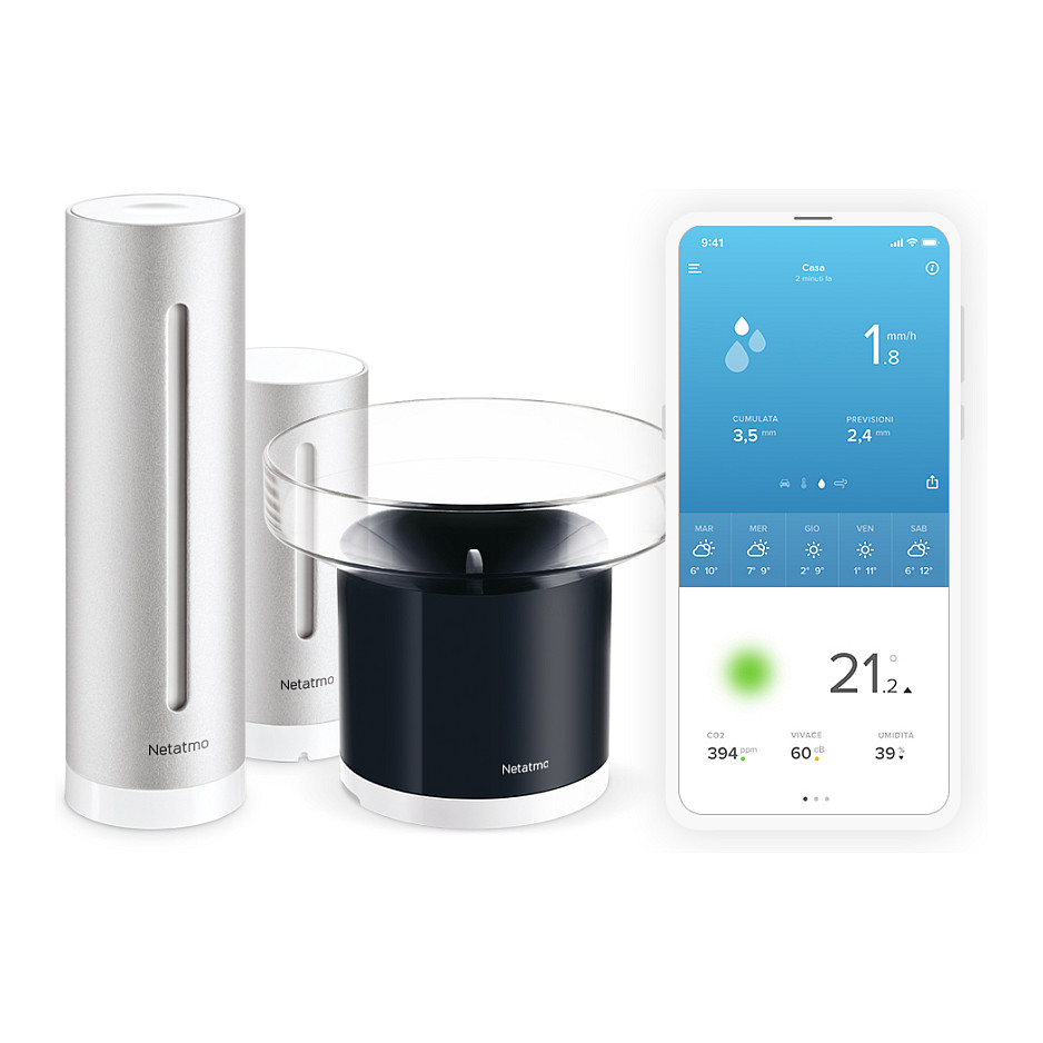 Pametna meteorološka stanica NETATMO Rain Pack (Stanica + Kišomjer)-5