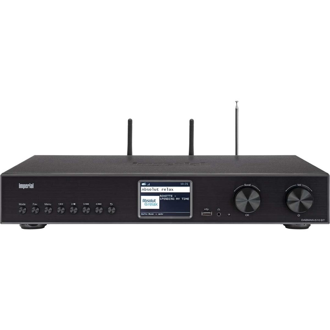 Hi-Fi Internet Radio IMPERIAL DABMAN i510 BT (DAB+/FM, WiFi, Bluetooth, Spotify Connect) crni-0