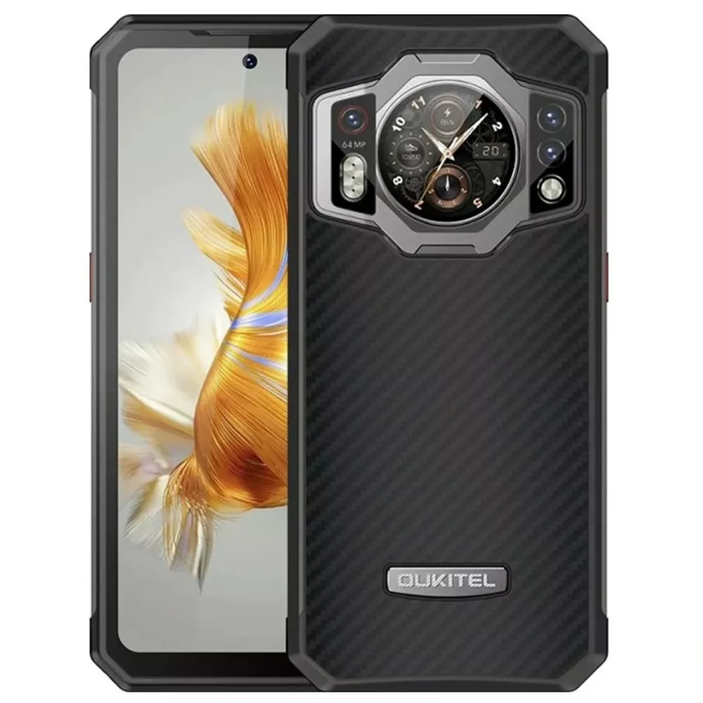 Pametni telefon OUKITEL WP21 12/256GB (6.78" FHD+ 120Hz, Helio G99, 64MP kamera, 9800mAh baterija, IP68/IP69K) Black-5