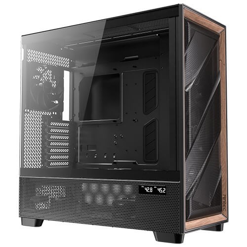 Kućište ANTEC FLUX PRO EUV (Full Tower, Black, Wood)-1