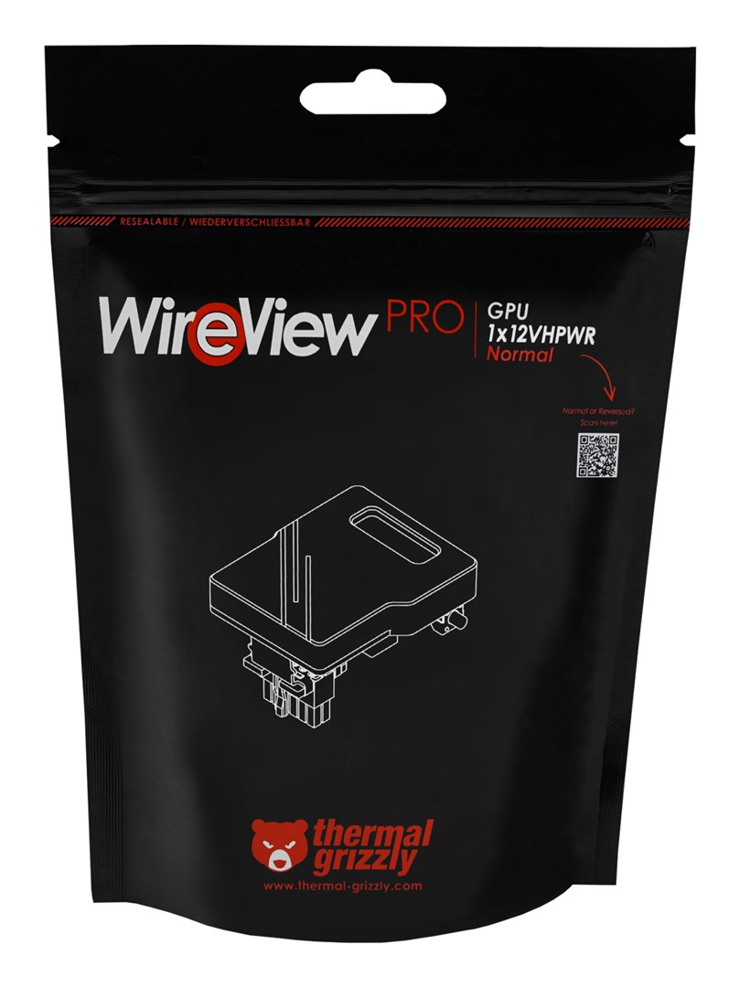 Adapter za napajanje THERMAL GRIZZLY WireView 90 Pro (1x 12VHPWR, Standard)-8