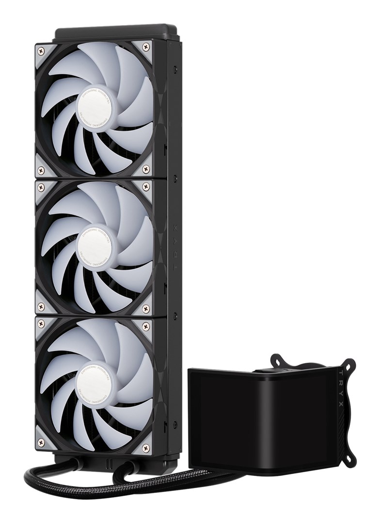 Komplet za vodeno hlađenje FRACTAL DESIGN TRYX PANORAMA SE ARGB 360 s 3D AMOLED zaslonom-4
