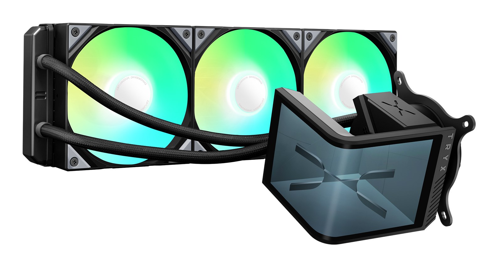 Komplet za vodeno hlađenje FRACTAL DESIGN TRYX PANORAMA SE ARGB 360 s 3D AMOLED zaslonom-0