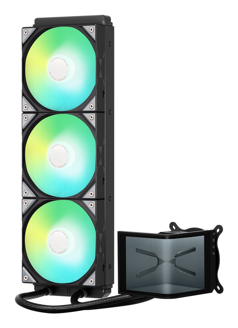 Komplet za vodeno hlađenje FRACTAL DESIGN TRYX PANORAMA SE ARGB 360 s 3D AMOLED zaslonom-2