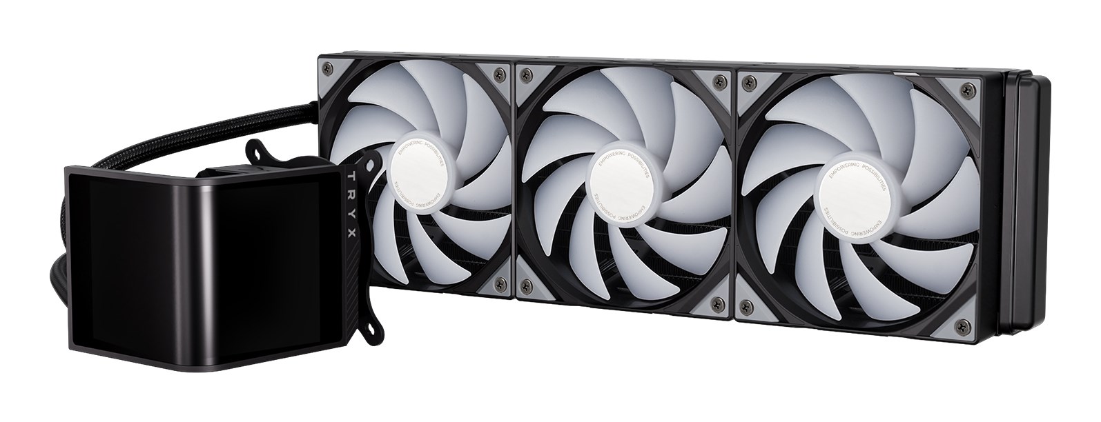 Komplet za vodeno hlađenje FRACTAL DESIGN TRYX PANORAMA SE ARGB 360 s 3D AMOLED zaslonom-5