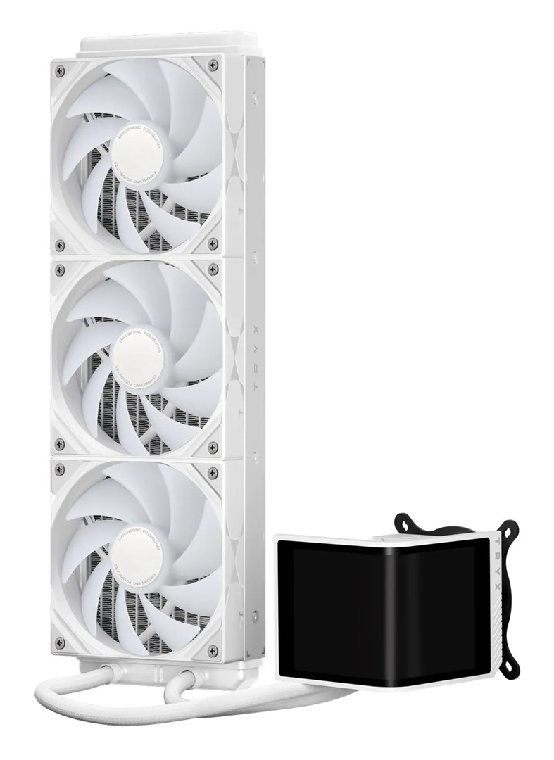 Vodeno hlađenje FRACTAL DESIGN TRYX PANORAMA SE ARGB 360, 3D AMOLED Display - 360mm, bijelo-4