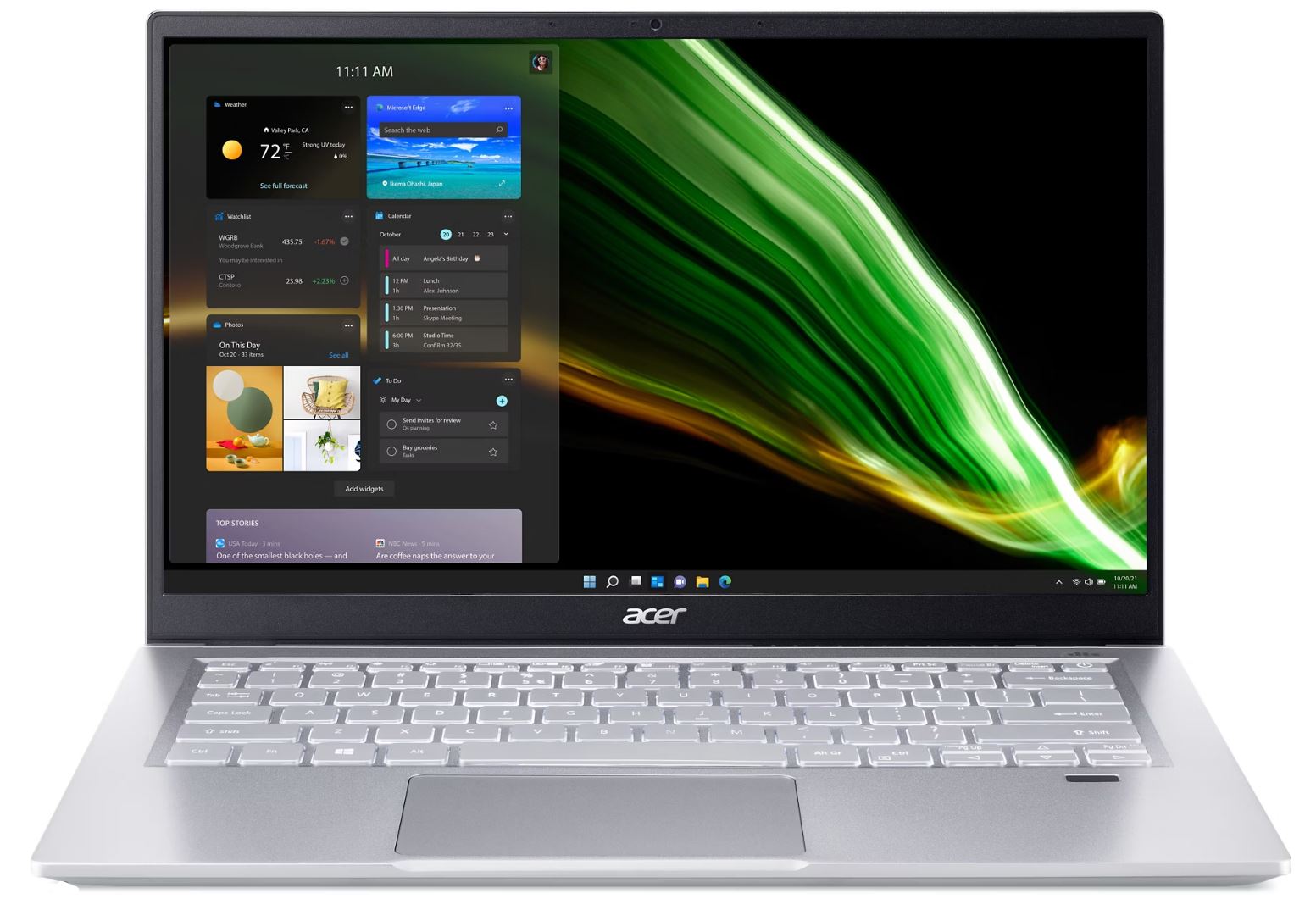 Laptop ACER Swift 3 SF314-43-R8CT (14" IPS FHD, Ryzen 5 5500U, 16GB RAM, 512GB SSD, Radeon Graphics, Win11 Home) srebrni-0