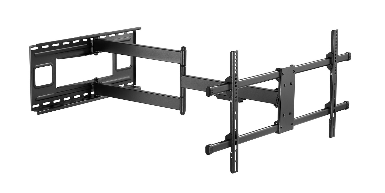 Nosač za TV zidni NORSTONE Full Motion Extra (40"-80", do 50kg, nagib +5°/-15°, zakret 90°)-2