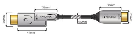 Optički HDMI kabel NORSTONE JURA 150, 15m-1
