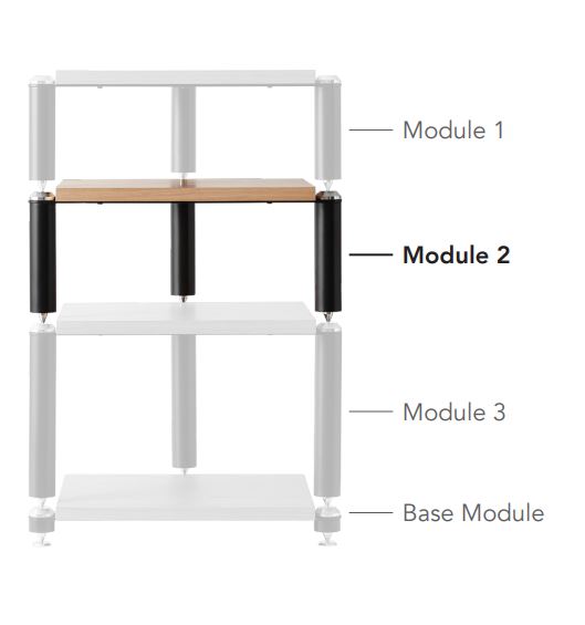 Stalak za Hi-Fi komponente NORSTONE Copenhagen 2 oak-1