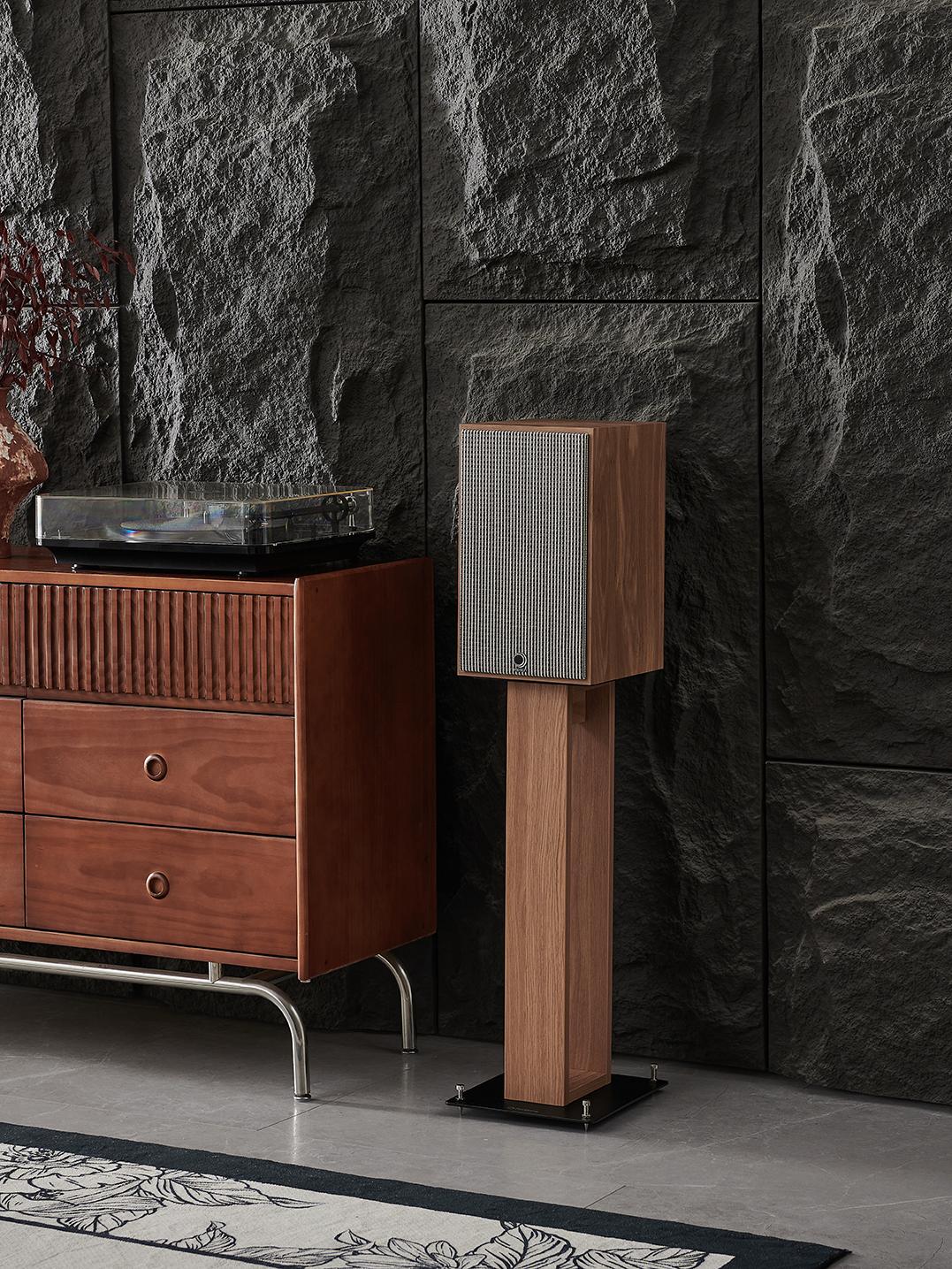 Stalak za zvučnike NORSTONE Alva Plus light oak-2