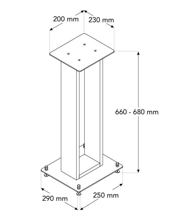 Stalak za zvučnike NORSTONE Alva Plus light oak-3