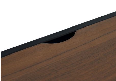 Zidni stalak za Hi-Fi komponente NORSTONE ESSE WS black walnut-1