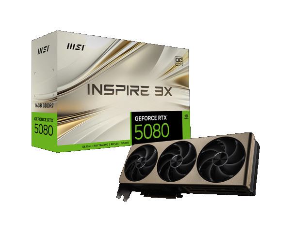 Grafička kartica MSI RTX 5080 (16gb, inspire 3x oc)-0