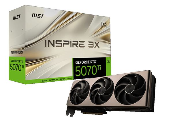 Grafička kartica MSI RTX 5070 Ti INSPIRE 3X OC (16gb gddr7)-0