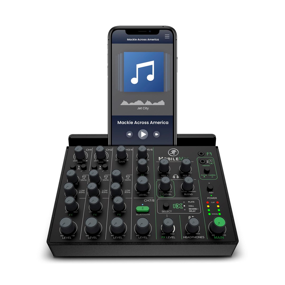 MIXER MACKIE MobileMix - Portable Audio/Streaming Mixer-4