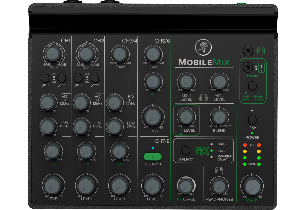 MIXER MACKIE MobileMix - Portable Audio/Streaming Mixer-1