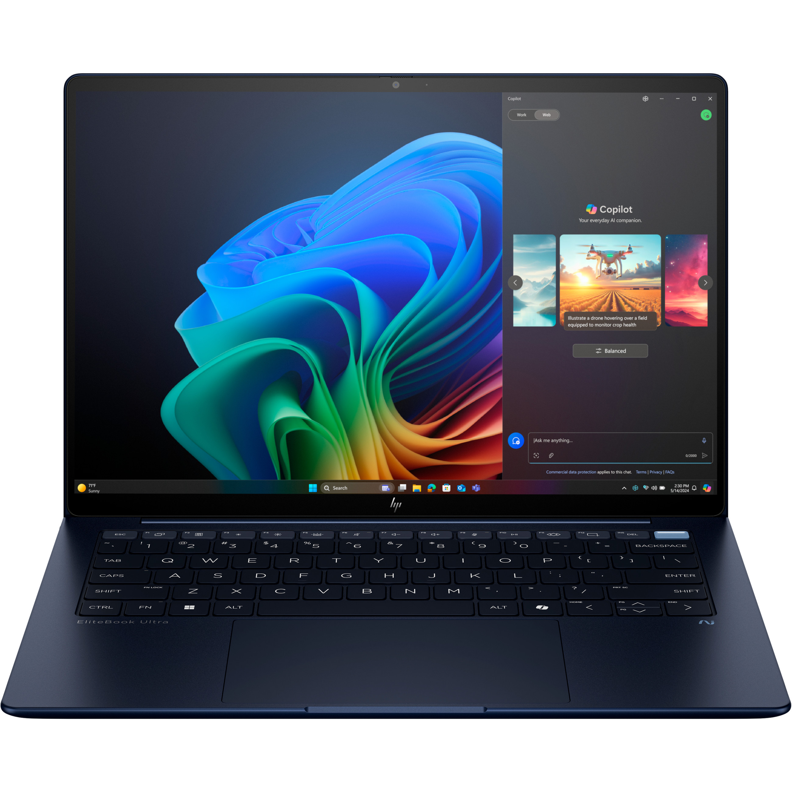 Laptop HP EliteBook Ultra G1i U7 258V (14 inča, OLED, Windows 11 Pro) – internacionalna non HR tipkovnica-5