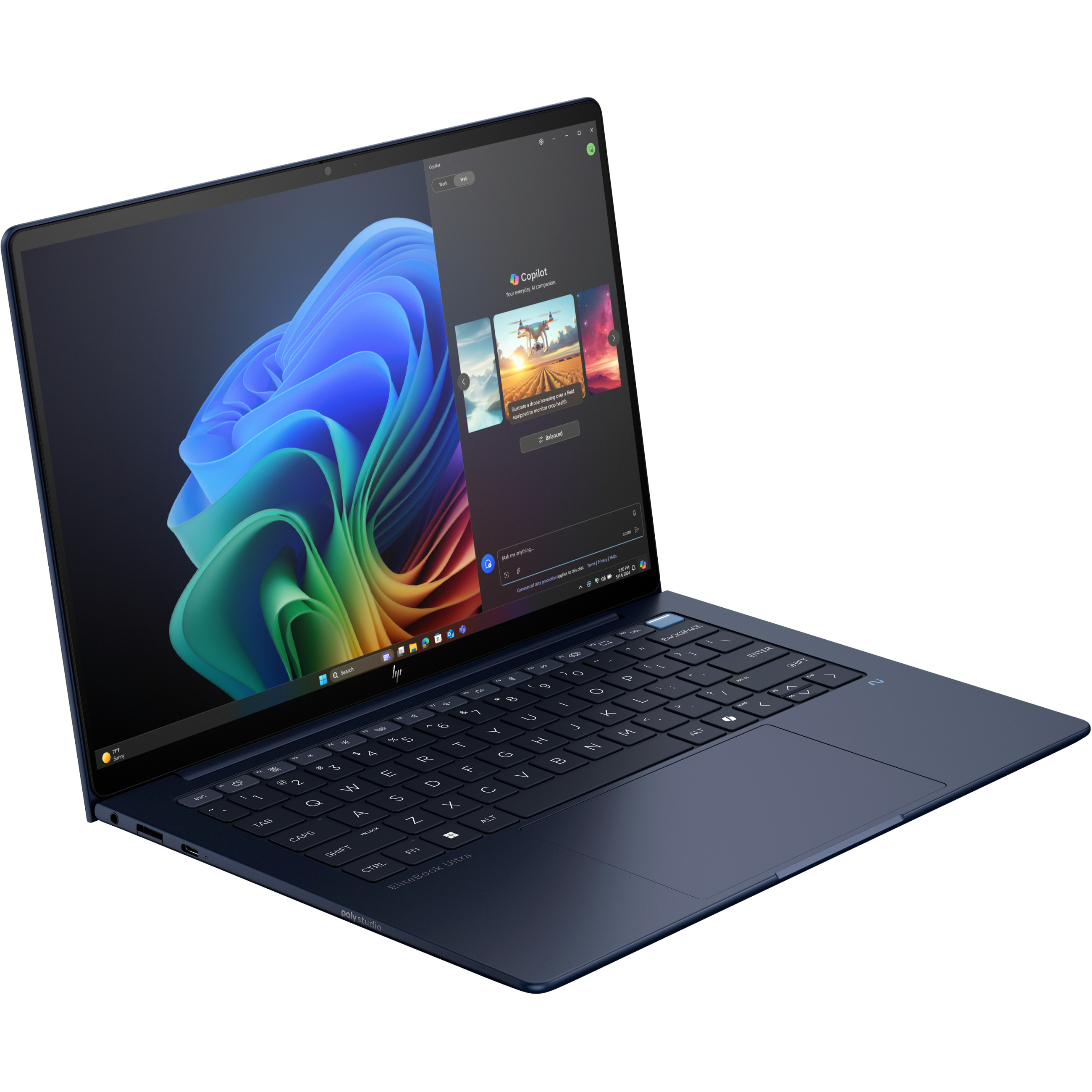 Laptop HP EliteBook Ultra G1i U7 258V (14 inča, OLED, Windows 11 Pro) – internacionalna non HR tipkovnica-12