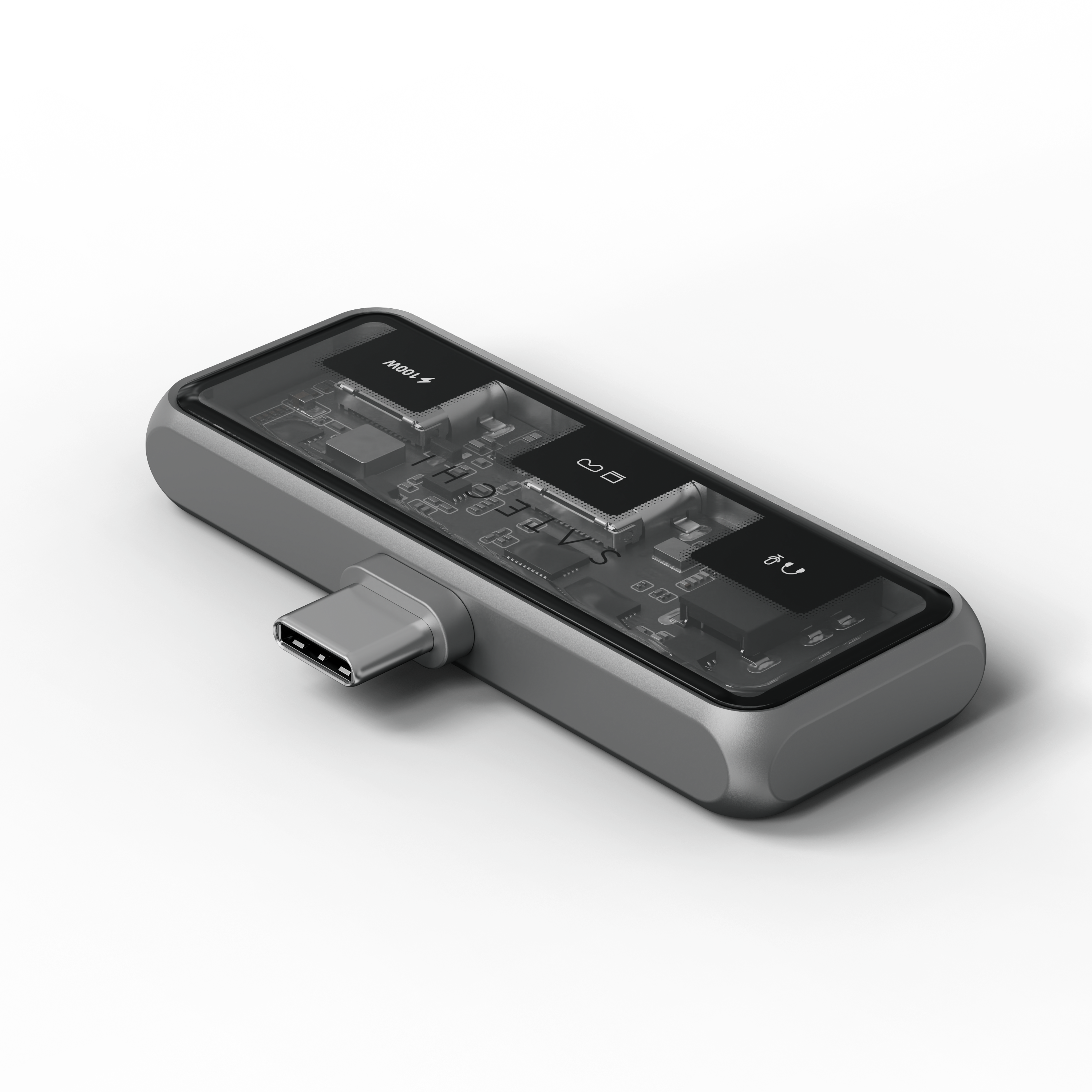 SATECHI Mobile XR Hub s dvostrukim USB-C i Audio - Space Gray-1