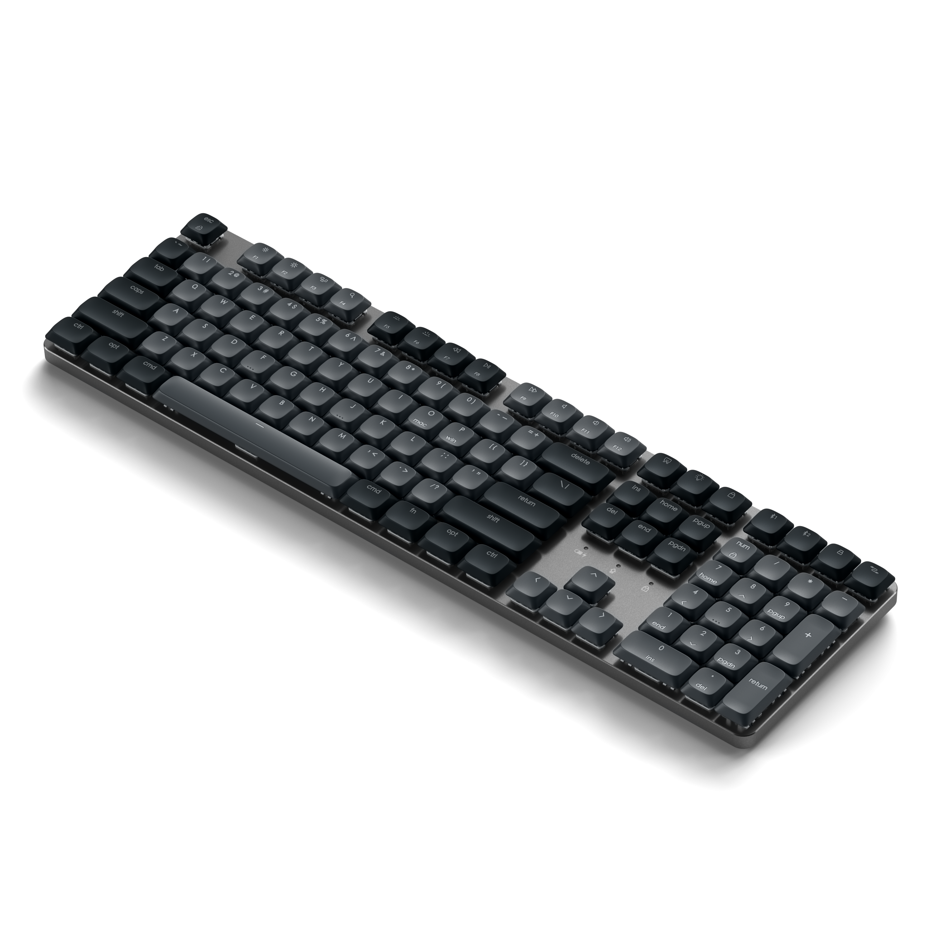 Tipkovnica SATECHI SM3 Slim Mechanical Backlit Bluetooth (Tamna) - US-0