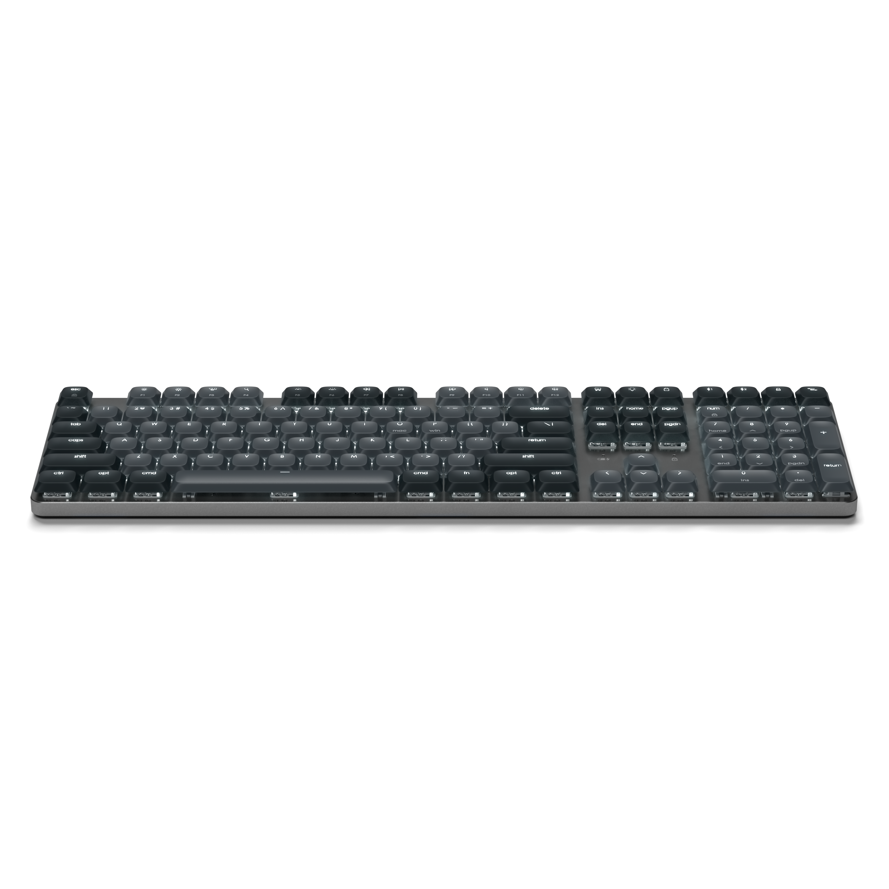 Tipkovnica SATECHI SM3 Slim Mechanical Backlit Bluetooth (Tamna) - US-10