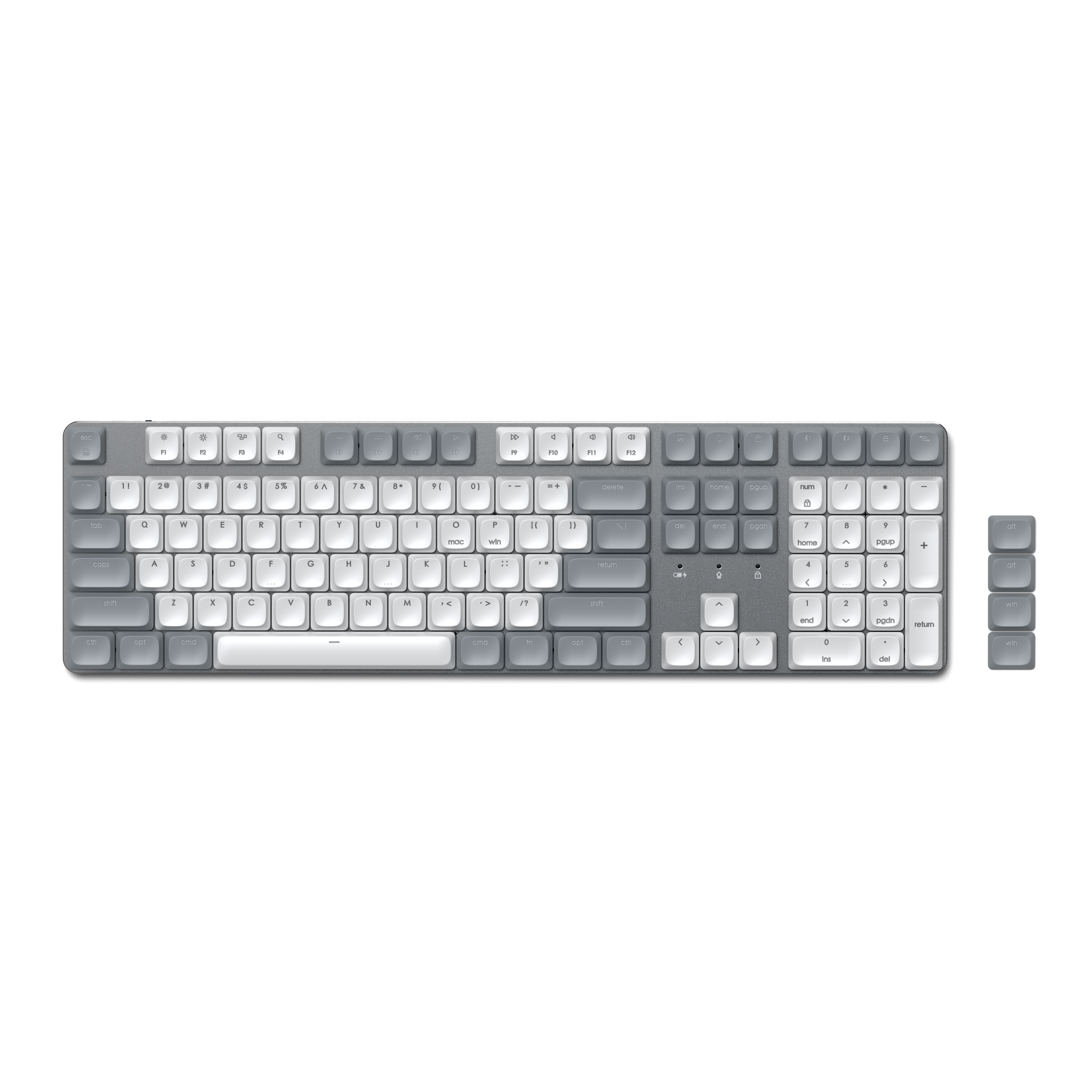 Tipkovnica SATECHI SM3 Slim Mechanical Backlit Bluetooth (Svijetla) - US - Svijetla-9