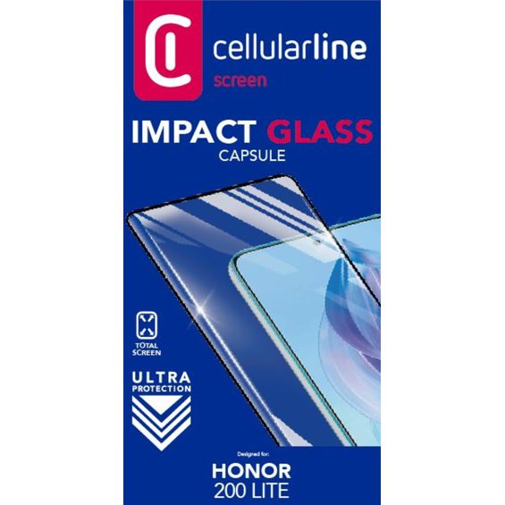 Staklo zaštitno za mobitel CELLULARLINE za HONOR 200 Lite-2