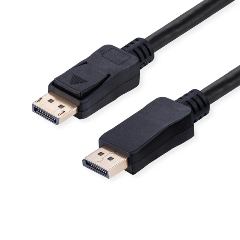 Roline VALUE DisplayPort kabel v2.1, 10K60Hz, UHBR10, DP-DP M/M, 3.0m, crni-2