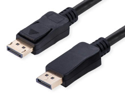Roline VALUE DisplayPort kabel v2.1, 10K60Hz, UHBR10, DP-DP M/M, 3.0m, crni