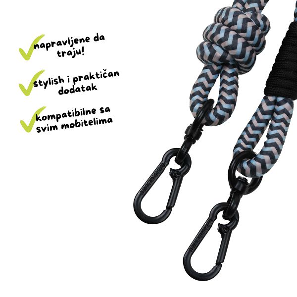 MAXMOBILE VEZICA ZA MOBITEL 8mm,2u1,Hand Made,Sivo-Rozo-2