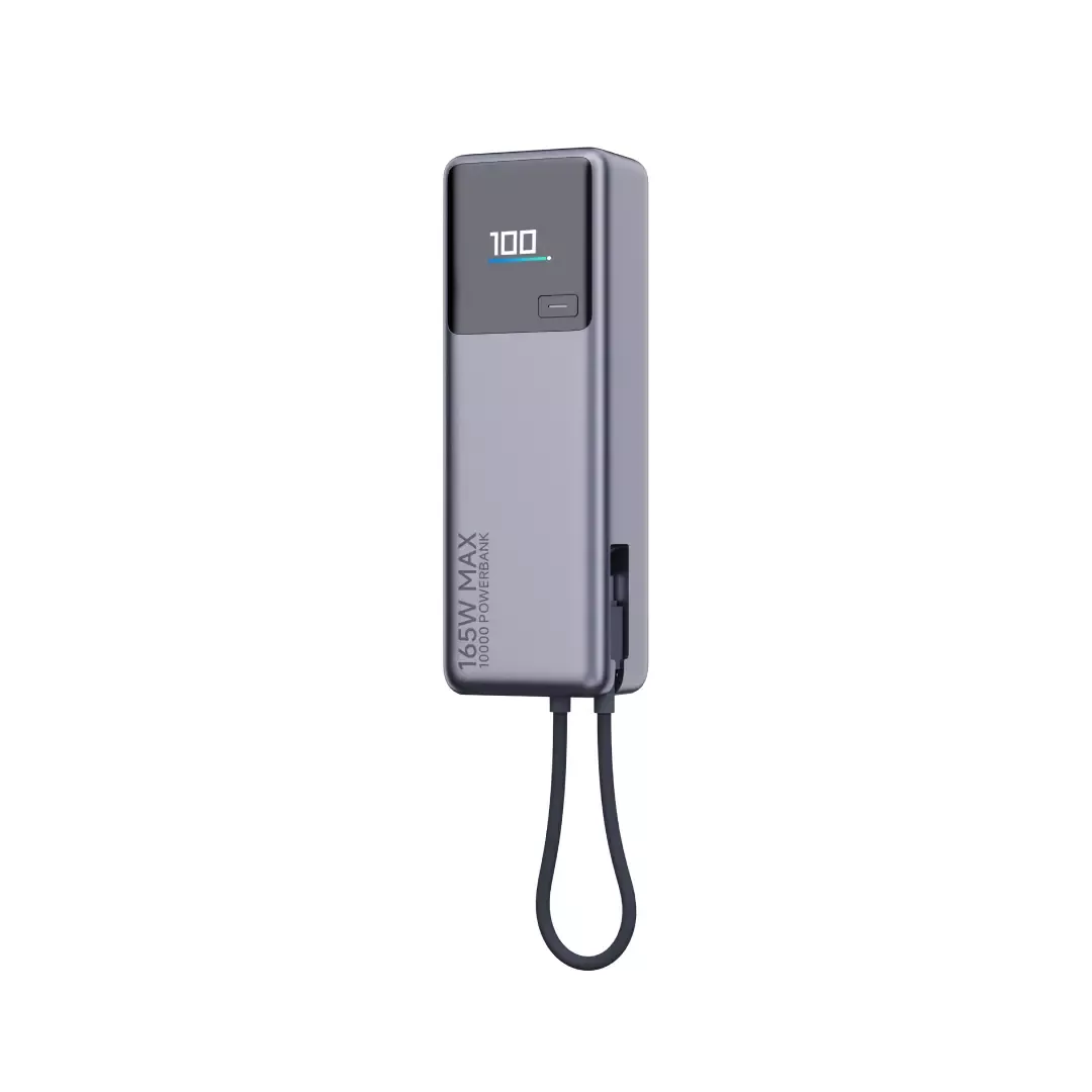 Prijenosna baterija XIAOMI Power Bank (10000mAh, 165W, integrirani kabel, GL)-0