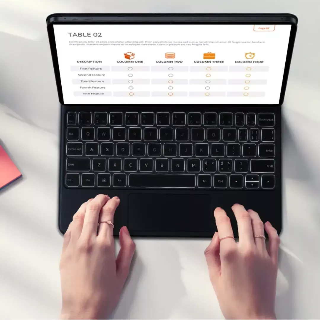 Tipkovnica za tablet XIAOMI Focus Keyboard, za Pad 7 / 7 Pro (US ENG layout)-1