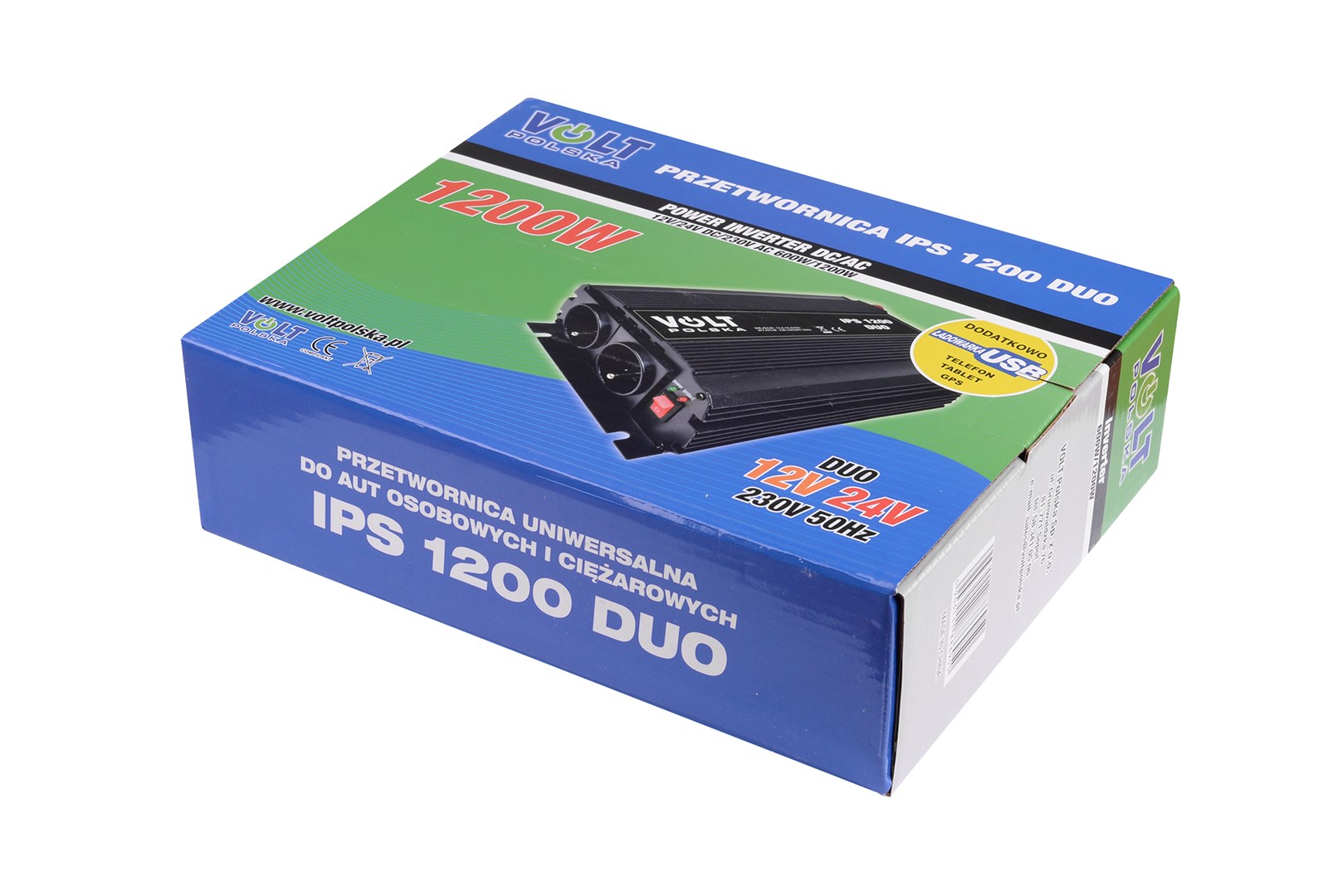 Pretvarač napona VOLT POLSKA IPS 1200 DUO (12/24V, 600/1200W, modificirani sinus)-5