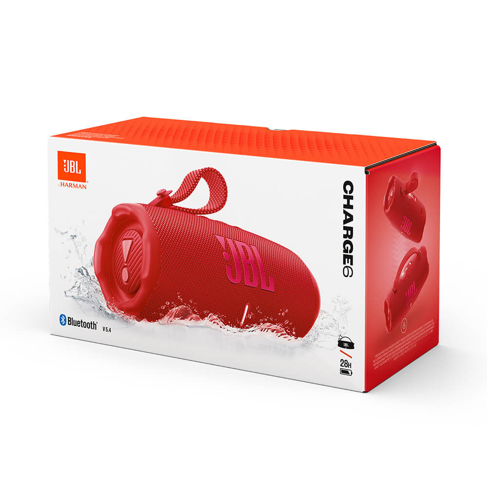 Bluetooth zvučnik JBL CHARGE 6 crveni (Bluetooth, 28 sati reprodukcije)-13