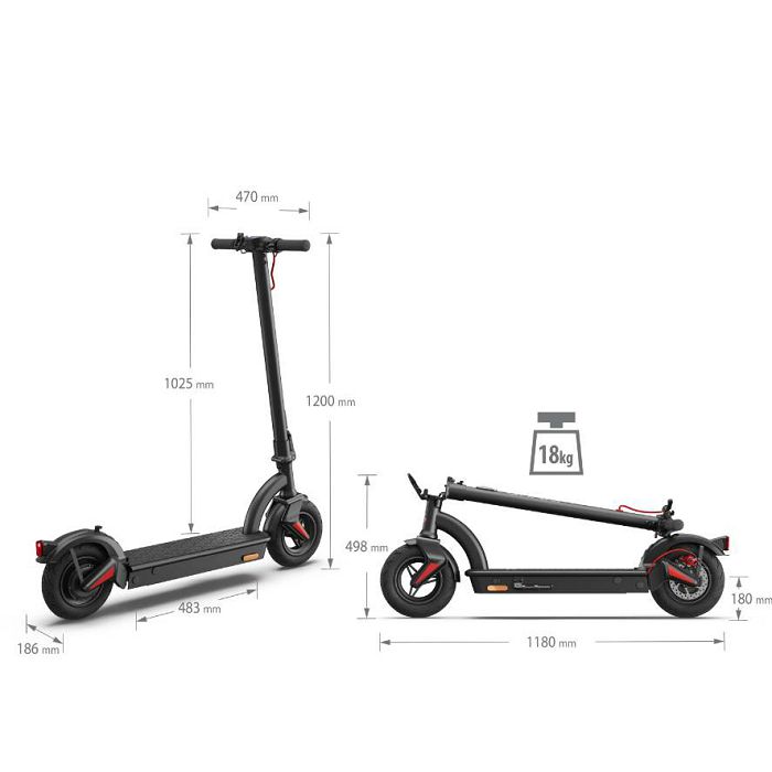 Električni romobil SHARP KS2AEU-B crni-5