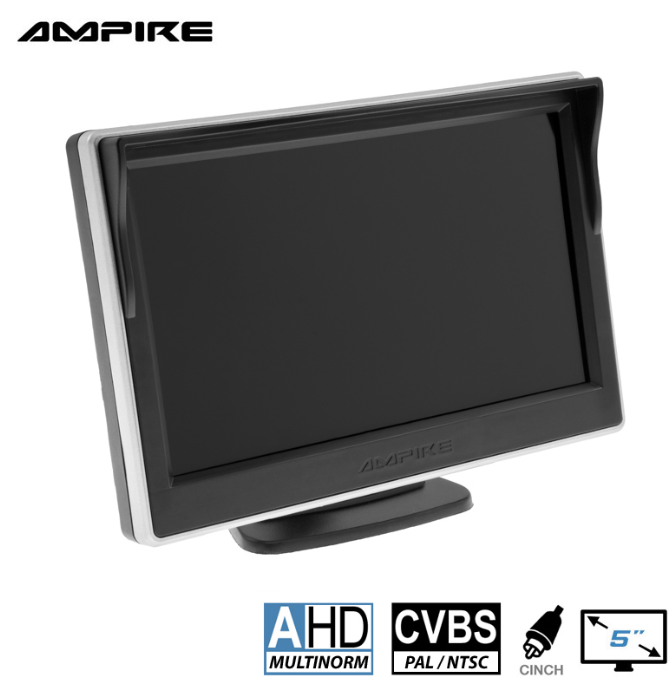 ​Monitor AMPIRE RVM (5" TFT LCD, 60Hz, 800 x 480 WVGA) crna​-0
